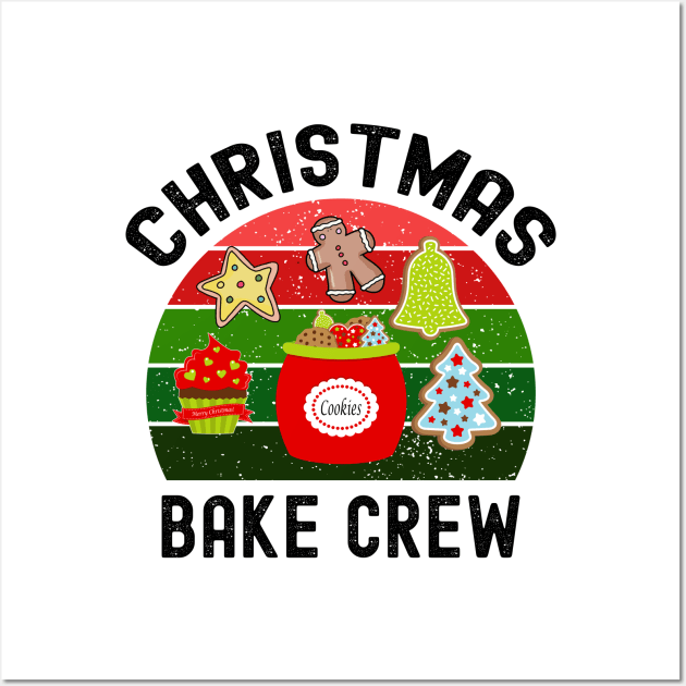 Christmas Bake Crew, Christmas Cookies Bake Crew Wall Art by Cor Designs